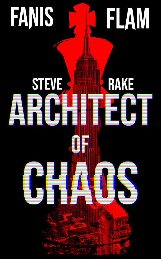 Architect of Chaos cover photo. A Psychological Crime Thriller novel by Fanis Flam.