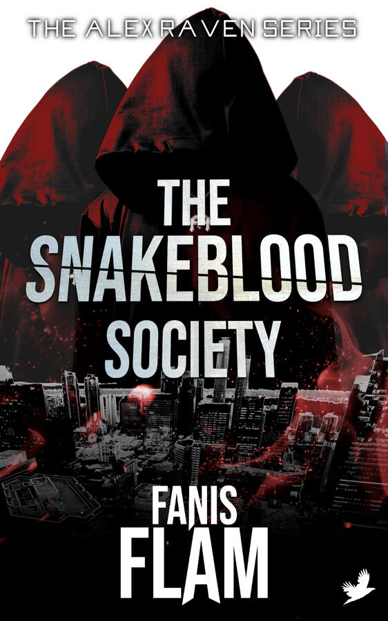 The Snakeblood Society cover photo. A Supernatural/Psychological Thriller novel by Fanis Flam.